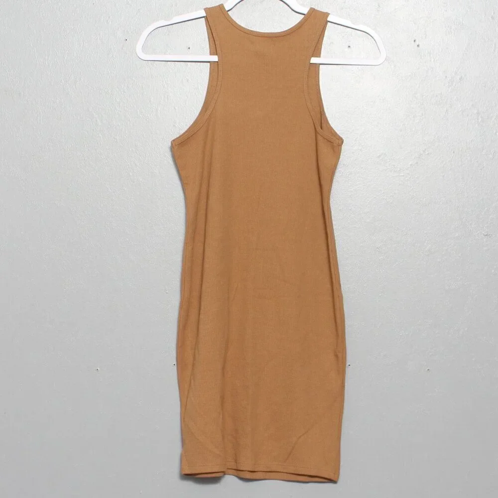 Wild fable muscle tank camel fitted dress